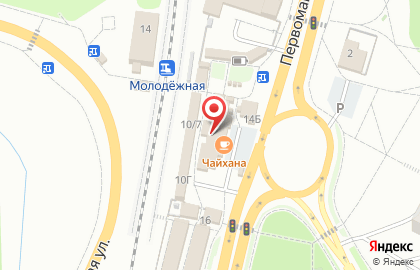 Магазин вкусного мяса Фортуна Урала на Первомайской улице на карте