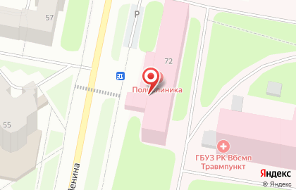 Медицинская лаборатория Ralzo на улице Ленина на карте