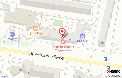 ООО Автоклуб на Приморском бульваре на карте