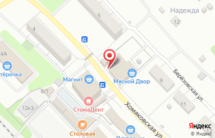 Точка по продаже питьевой воды Губернский колодезь в Зареченском районе на карте
