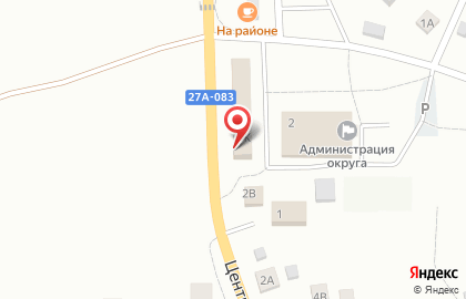 Цветочный магазин Д.а. на Центральной улице на карте