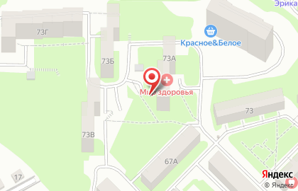Парикмахерская, ИП Антипенков И.В. на карте