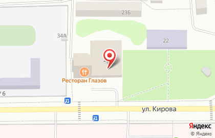 Отель Глазов на карте