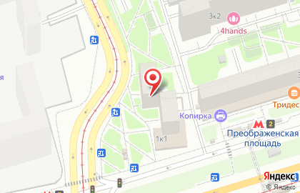 Коммерческий банк Восточный на Преображенской площади на карте