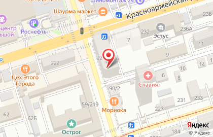 РАНФ на Красноармейской улице на карте