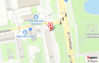 Магазин Красное & Белое в Москве на карте