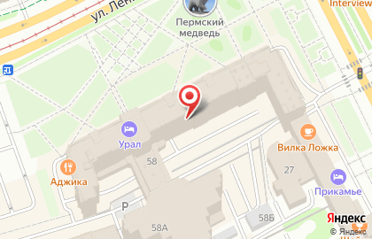 Банкомат Банк Уралсиб в Ленинском районе на карте