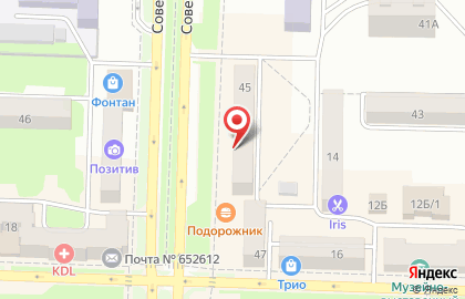 Микрокредитная компания Финтерра на Советской улице на карте
