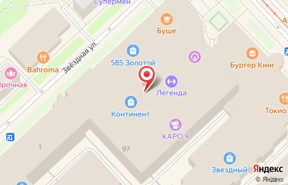 Кафе Супница в Московском районе на карте