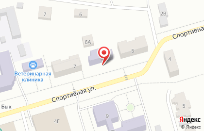 Детская школа искусств №2 на Спортивной улице на карте