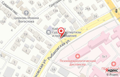 Продуктовый магазин в Оренбурге на карте