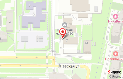 Пожарная часть №96 Всеволожского района на карте
