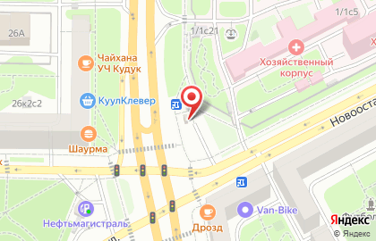 Киоск печатной продукции АМО-Пресс на Велозаводской улице на карте