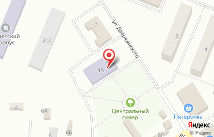 Гарант на улице Дзержинского на карте