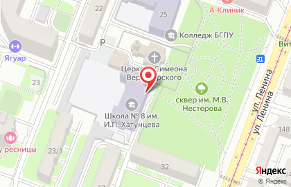 Школа №8 в Уфе на карте