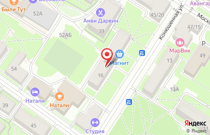 Элекон на Конюшенной площади на карте