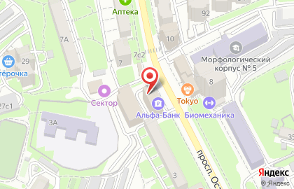 Интерьер-салон Effetto в Фрунзенском районе на карте