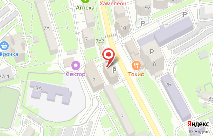 Интерьер-салон Effetto в Фрунзенском районе на карте
