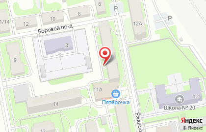 Апельсин на Ржевской улице на карте