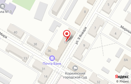 Почта России, АО на улице Мира на карте