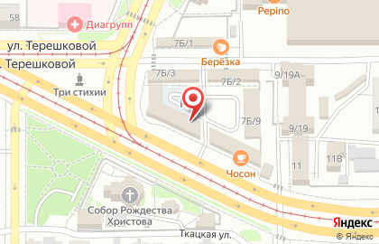 Мебельная компания Аспект в Октябрьском районе на карте