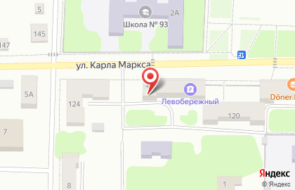 Банк Левобережный в Новосибирске на карте