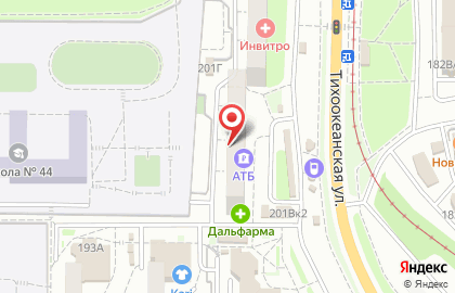 Лунный свет на улице Ленинградской на карте