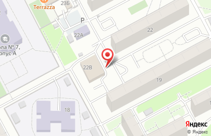 Автостоянка в Кургане на карте