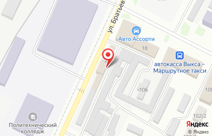 Магазин DaVita-мебель на улице Братьев Баташевых на карте