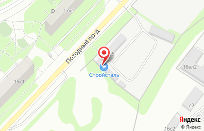 База строительных материалов Стройпоставка в Походном проезде на карте