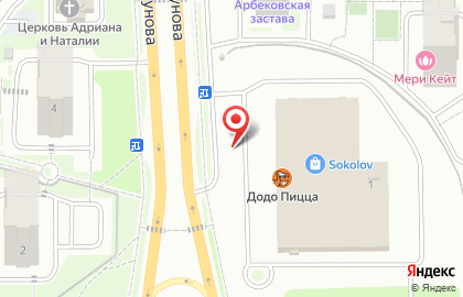 Ресторан паназиатской кухни «СушиВесла» на карте