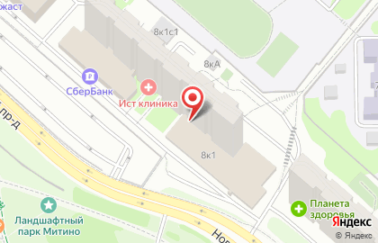 Стоматология ПрезиДЕНТ отделение №1 в Новотушинском проезде на карте