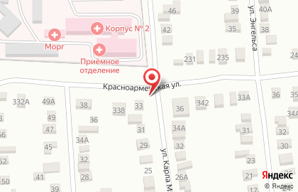 Центр реабилитации наркозависимых "Решение" на Красноармейской улице на карте