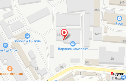 Банкомат СберБанк в Воронеже на карте