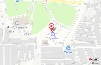 Автомойка Лукойл на метро Аннино на карте