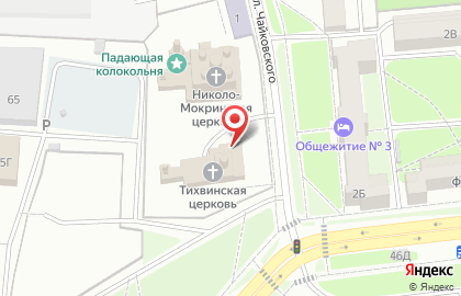 Церковь Тихвинской иконы Богоматери на карте