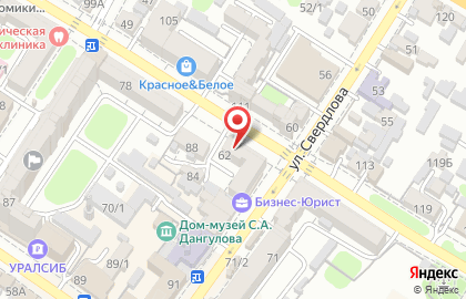 Строительная компания Дар на улице Свердлова на карте