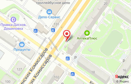 Киоск по продаже мясной продукции в Орджоникидзевском районе на карте