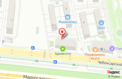 Транспортная компания в Чебоксарах на карте