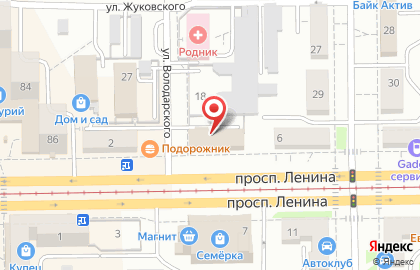 Ассоциация профессиональных переводчиков Гермес на проспекте Ленина на карте
