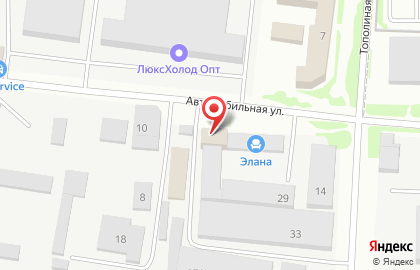Производственная компания ТэнтСервис на Тополиной улице на карте