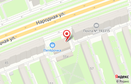 Сеть постаматов PickPoint в Санкт-Петербурге на карте