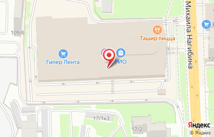 Акционерный коммерческий банк Фора-Банк на проспекте Михаила Нагибина на карте