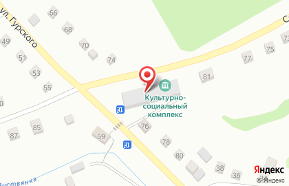 Культурно-социальный комплекс, пос. Памяти 13 Борцов на карте