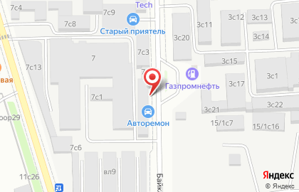 Автомойка самообслуживания Мой сам на улице Бирюсинка на карте