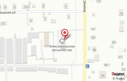 Комсомольское лесничество, КГКУ на карте
