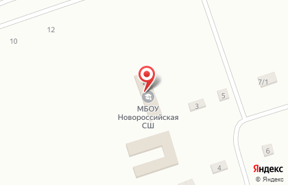 Новороссийская средняя школа на карте