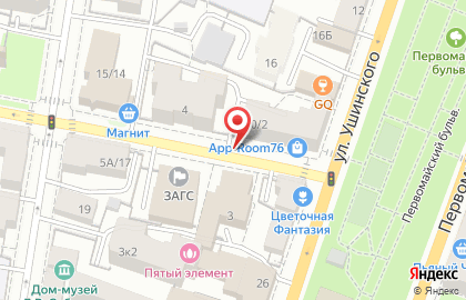 Аврора на улице Свердлова на карте