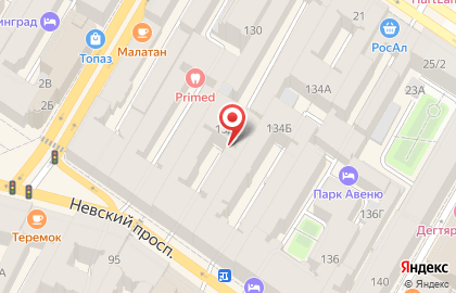 Samsonov Hotel на Невском проспекте на карте