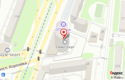 Частная школа и детский сад Смарт скул на улице Баумана на карте